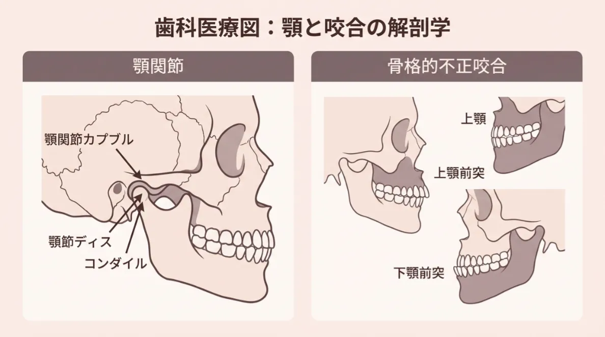 あごや骨格に大きなズレがある方